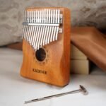 Kadence K17A 17-Key Kalimba | Mahogany Thumb Piano with Laser-Engraved Notes | C Major Keys | Armrest | Natural - Image 4