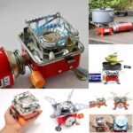 Gadget Deals- camping gas stove - Outdoor Stove | camping stove - 2800W- Ultra Light Folding Picnic Cooking Gas Burners Folding Stove With Storage Bag - Emergencey stove, Stainless Steel - Image 2