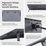 HUION Kamvas Pro 19 (4K) Drawing Tablet with 18.4" UHD IPS Touch Display | 16384 Pressure Levels | 150% sRGB | Anti-Glare Glass | USB-C Connectivity | Integrated Stand for Designers & Animators - Image 8