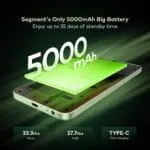 Zeno 100 Lite | UNISOC Octa-Core Processor | 2GB + 4GB RAM 64GB Storage | 5000mAh Battery | 6.6" HD+ 90Hz Display | DTS Sound | Silk Green - Image 5