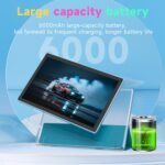 IWEGGO 15 Android Tablet, 10 18GB RAM + 128GB ROM/2TB Expandable Tablet, 2.0GHz Quad-Core Processor, 1280x800 HD Touchscreen, 5G WiFi6 BT5.0, 2-in-1 Tablets with (Navy Blue) - Image 6