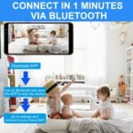 1080P Indoor Mini Hidden Camera Spy Wireless - 2025 Upgraded Nanny Camera - WiFi Wireless Small Camera - Home Security Camera for Pet, Baby - with Motion Detection, Night Vision, App Control - Image 4