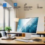 Lenovo IdeaCentre AIO Intel Core i7-13620H 24" FHD (24GB RAM/1TB SSD/Win11/Microsoft 365 Basic + Office Home 2024/Wireless Charging/Wireless EOS Keyboard & Mouse,Grey) All-in-One Desktop - Image 4