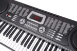 JUAREZ Octavé JRK661 61-Key Electronic Keyboard Piano with LED Display | Adapter | Key Note Stickers | Mic |Music Sheet Stand | 255 Rhythms | 255 Timbres | 24 Demos | 8 Percussions - Image 5
