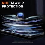 Military-Grade Tempered Glass Screen Protector for Samsung Galaxy A06 / F06 / M06 / A07 / F07 / M07 Edge to Edge Coverage with Easy Self-Installation Kit - Image 2