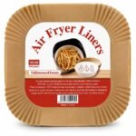 Air Fryer Paper Sheets Disposable Liner for Microwave Oil-Proof Parchment for Frying Baking Cooking Roasting and Microwave (Square 8 Inch 100 PCS) - Image 2
