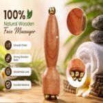 Wooden Face Massager Roller, Natural Wooden Facial Massage Tool for Face, Neck & Jawline, Face Sculpting Roller, Lymphatic Drainage Massager, Skin Tightening & Anti-Aging Beauty Tool for Women & Men - Image 2