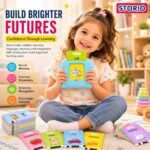 Storio Montessori Talking Flash Cards for Kids 2-5 Years | Rechargeable Educational Learning Toy for Toddlers | Cognitive Language Skills Builder for Boys & Girls | Sound Flashcard Device for Babies - Image 5