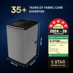 IFB 7 Kg 5 Star with Deep Clean® Technology, AI Powered, Fully Automatic Top Load Washing Machine (TL701MG1, ActivMix, Aqua Energie, Med Grey) - Image 2