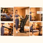 Maxpro Optira Plus 6Hp Peak BLDC Motor|18km/h Speed |16 Level Motorized Incline |Bluetooth Speaker|FitShow App |130Kg User Weight |Auto Incline Hydraulic Foldable Multifunction Treadmill for Home use - Image 6