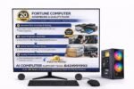 AI Ready Desktop Computer Set with 20" LED Monitor – Core i3-4130 3.4GHz, 8GB DDR3 RAM, 256, WiFi 6, Bluetooth 5.0, RGB Combo, Supports AI Tools Like ChatGPT & Gemini AI - Image 3