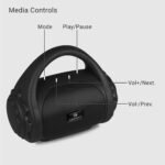 Zebronics ZEB-COUNTY 3W Wireless Bluetooth Portable Speaker With Supporting Carry Handle, USB, SD Card, AUX, FM & Call Function. (Black) - Image 3