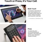 HUION Kamvas Pro 19 (4K) Drawing Tablet with 18.4" UHD IPS Touch Display | 16384 Pressure Levels | 150% sRGB | Anti-Glare Glass | USB-C Connectivity | Integrated Stand for Designers & Animators - Image 7