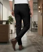 Mehrang Men's Stretchable Stretchable Formal Pant Trousers | Stylish Slim Fit Men's Wear Trousers for Office or Party | Polycotton Knitted Fabric - Image 2