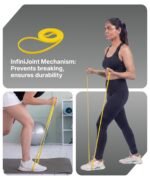 Resistance Band Ultima for Exercise, Stretching, Yoga & Home Workout, Durable Natural Latex for Strength Training, Full Body Fitness Physio & Rehab, Gym Band 2‑5kg (Yellow) - Image 4