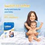Little's Premium Baby Diapers XL Size (Extra Large) Pants Style | 12-17 kg | 54 Count | Super Jumbo FluffySoft Baby Diaper with Leakage Guard, Wetness Indicator & 12 Hours Absorption - Image 2
