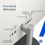 HP All-in-One, AMD Ryzen 5 7520U (16GB LPDDR5, 512GB SSD) IPS, Three-Sided, Micro-Edge, Anti-Glare, FHD, 23.8''(60.5 cm), Win 11 Home, Office 24, 5.27kg, FHD IR Camera, 24-cr0271in - Image 7