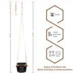 Shopoflux Baby Swing for Indoor and Outdoor Use | Kids Jhula (6 Months To 3 Years, Up To 25 Kg, Grey) - Polyester, 24 Cm - Image 6