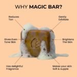 Ghar Soaps Sandalwood & Saffron Magic Bar For Bath (100 Gms Pack Of 2) | Paraben Free | Chandan & Kesar Bath Soap | Handmade Soaps For Glowing | Skin Brightening Soap For Men & Women - Image 3