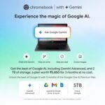 Acer Chromebook, MediaTek Kompanio 540 Octa-Core Processor, 4GB RAM, 64GB eMMC, Full HD, 11.6"/27.94cm Display, Chrome OS, Black, 1.2 KG, C725, Arm Mali G57 Graphics, WiFi 6E Laptop - Image 14