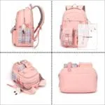 Tinytot 30 Litre Japanese Korean Style School Bag Water-Resistant Laptop & Travel Backpack - Unisex Large 18 Inches Multipurpose Student Backpack for Boys & Girls, Men & Women - Image 6