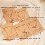 Shining Diva Fashion 5 Pcs Latest Stylish Heart Butterfly Pearl Necklace Jewellery Set for Women Pendant Necklace Gifts for Girls (16476np) - Image 3