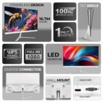 Desktop Computer Set with i7-3770 3.40GHz, 21.5-inch FHD 100Hz Monitor, 16GB RAM, 512GB SSD, Windows 10, Keyboard, Mouse, Wi-Fi Dongle, Speakers - Image 5