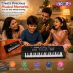 Storio Kids Piano Keyboard with Mic | 37 Keys, 8 Rhythms, 8 Tones & 6 Demo Songs | Electronic Musical Toy for Boys & Girls Age 2-5 | Educational & Recording Keyboard for Beginners - Image 6