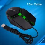 ZEBRONICS PHERO Wired Gaming Mouse with up to 1600 DPI, Rainbow LED Lights, DPI Switch, High Precision, Plug & Play, 4 Buttons - Image 4
