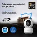 Qubo Smart Cam 360° 3MP | No SD Card Required, Records Directly on Cloud | 2026 Edition - by Hero Group | STQC Certified | AI Person Detection | Intruder Alarm | Night Vision | Two-Way Talk - Image 13