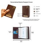 AICA Personalised Gift for Man Custom Name Wallet Accessories Combo Set for Husband Boyfriend Father (Darkbrown) | Rakhi Rakshabandhan Gift Hamper for Brother - Image 5