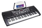 JUAREZ Octavé JRK661 61-Key Electronic Keyboard Piano with LED Display | Adapter | Key Note Stickers | Mic |Music Sheet Stand | 255 Rhythms | 255 Timbres | 24 Demos | 8 Percussions - Image 8