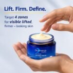 Bio-Essence Bio-Vlift 4V Face Lifting Cream, Firming, Tightening, Double Chin Firming, Hyaluronic Acid, Fermented Rice, Niacinamide, Face Moisturizer for Women, Ideal for All Skin Types, Anti Ageing, 45g - Image 3