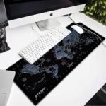 STRIFF World Map Extended Size (800 mm x 300 mm x 2 mm) Gaming Mouse Pad| Desk Mat | Stitched Edges| Non-Slip Rubber Base|Computer Laptop|Keyboard Mouse Pad for Office & Home (World Map) - Image 5