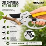 Gardening Scissor Stainless Steel Garden Snip with Safety Lock Garden Shears Sharp Cutter Pruners Scissor for Lawn, Garden & Potted Plants (PACK OF 1) - Image 8