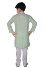 Pro-Ethic Style Developer Boy's Cotton Striped Kurta Pyjama For s | Kurta Paijama Set - Image 2