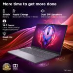 Lenovo IdeaPad Slim 3, 13th Gen Intel Core i5 13420H, 24GB RAM, 1TB SSD, WUXGA IPS, 15.3"/38.8cm, Windows 11, Office 2024, Grey, 1.6Kg, Backlit Keyboard, 1Yr ADP Free, 83K100PLIN/83K1010FIN, Laptop - Image 5