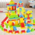 FunBlast DIY Plastic Building Blocks for Kids Building Blocks Toy for Kids Puzzle Games for Kid,Toys for Children Educational & Learning Toy for Kid,Girls & Boys -(250 Pieces Blocks with 38 Wheels) - Image 5