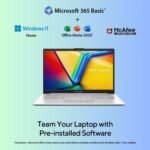 ASUS Vivobook Go 14 (2026),AMD Ryzen 3 30 Processor,AMD Radeon iGPU,8GB RAM,512GB SSD,FHD,14" (35.5 cm),Windows 11,M365 Basic(1Y)* Office 2024,Cool Silver,1.38 Kg,E1404FA-EB1224WS,Thin & Light Laptop - Image 14