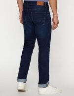 Peter England Men's Tapered Fit Mid Rise Classic Tape Stretchable Twill Jeans - Image 2