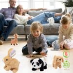 Hopping Walking Bunny Toy with Sounds, Jumping Rabbit Wiggling Ears, Twitching Mouth and Nose, Educational Interactive Bunny Rabbit Toy for Baby Kids - Image 6