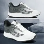 BRUTON EVA Lite Sport Shoes Running Shoes for Men- White - Image 2