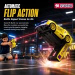 Storio RC Battle Car for Kids 3-12 Years, Remote Control Car with 2 Player Shooting Game, Rechargeable Toy Car with Flip Action, RC Cars for Boys Girls, Birthday Gift - Image 5