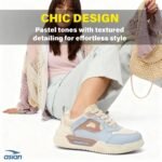 ASIAN Stella-02 Women’s Sneakers | Comfortable Walking, Running & Casual Shoes | Stylish Lightweight Design with Steady Grip - Image 4