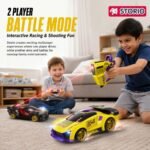 Storio RC Battle Car for Kids 3-12 Years, Remote Control Car with 2 Player Shooting Game, Rechargeable Toy Car with Flip Action, RC Cars for Boys Girls, Birthday Gift - Image 3