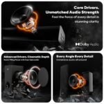 GOVO GoSurround 888 | 625W,True Dolby Audio, Dual 6.5" Subwoofers with Dual Satellites,5.2 Surround Soundbar, HDMI ARC, Opt,AUX,USB, Bluetooth,3 Equalizer Modes,LED Display & Remote (Platinum Black) - Image 4