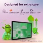 Lenovo Tab | 10.1" Display, 4G (LTE) + Wi-Fi (Calling)| 4 GB RAM+64 GB ROM (Expandable up to 1 TB), MediaTek Helio G85,Metal Body, Dual Speakers with Dolby Atmos, Android 14, 5100mAh Battery, Grey - Image 4