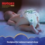 Huggies Natural Soft Overnite Diaper Pants| Premium Pant Style Baby Diapers Medium Size (M Size | 7-12 Kgs), 42 count| Keeps baby dry all night with cloud softness all over - Image 6