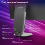 Lenovo Yoga AIO Intel Core Ultra 5 125H 27" QHD IPS (16GB RAM/1TB SSD/AI PC/Windows11/Microsoft 365 Basic + Office Home 2024/Wireless Euterpe Keyboard & Mouse, Grey), F0J2003EIN All-in-One Desktop - Image 6