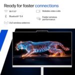 HP OmniStudio All-in-One, Intel Core 3 (i3 14th gen), (8GB DDR5, 512GB SSD) FHD, IPS, Anti-Glare, 23.8''(60.5cm), Win 11, Office 24, Cotton White, 4.98kg, Dual 3 W Speakers, FHD IR Camera, 24-cu0561in - Image 6